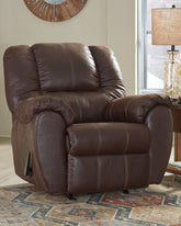 Bay Furniture Gallery - Ashley Furniture - McGann Living Room - Rocker Recliner / Walnut - 1030125